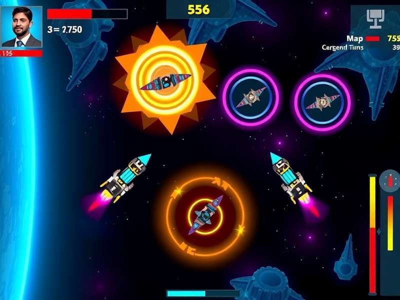 Cosmic Battle Royale strategy guide showing map positions